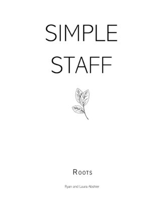 Image for beginning piano book Simple Staff