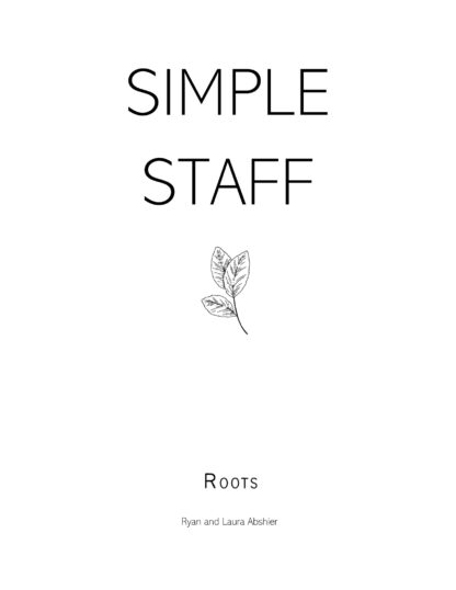 Image for beginning piano book Simple Staff